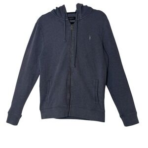 AllSaints‎ Hoodie Men Medium Zip Up Hooded Designer Luxury Casual Athleisure